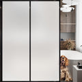 Window Privacy Blinds, Removable Glass Door Privacy Film, Suitable for Bathrooms, Offices, Static Cling Decorative Film, Reusable Window Stickers (Blinds, 17.5 x 78.7 inch)