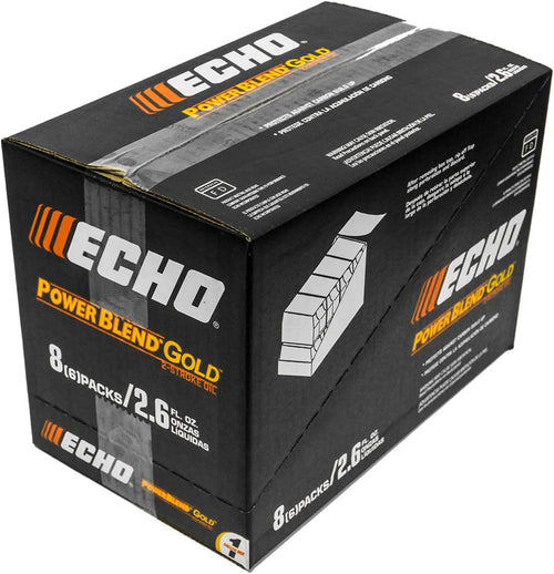48PK Echo Oil 2.6 oz Bottles 2 Stroke Cycle Mix for 1 Gallon - Power Blend 6450001