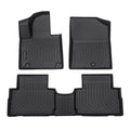Cartist Floor Mats Compatible with Kia EV6 2022 2023 2024 2025 2026 Accessories All Weather Floor Liner Front & Rear 2 Rows Car Carpet Protection TPE Odorless