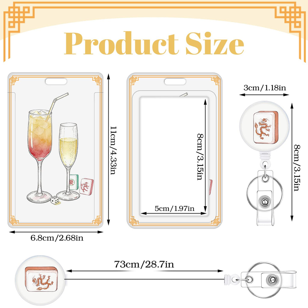 3 Set Badge Holder Retractable Reel Bloom ID Badge Holders with Clip Cute Name Badge Holders for Teacher Nurse Doctor Student Office Workers