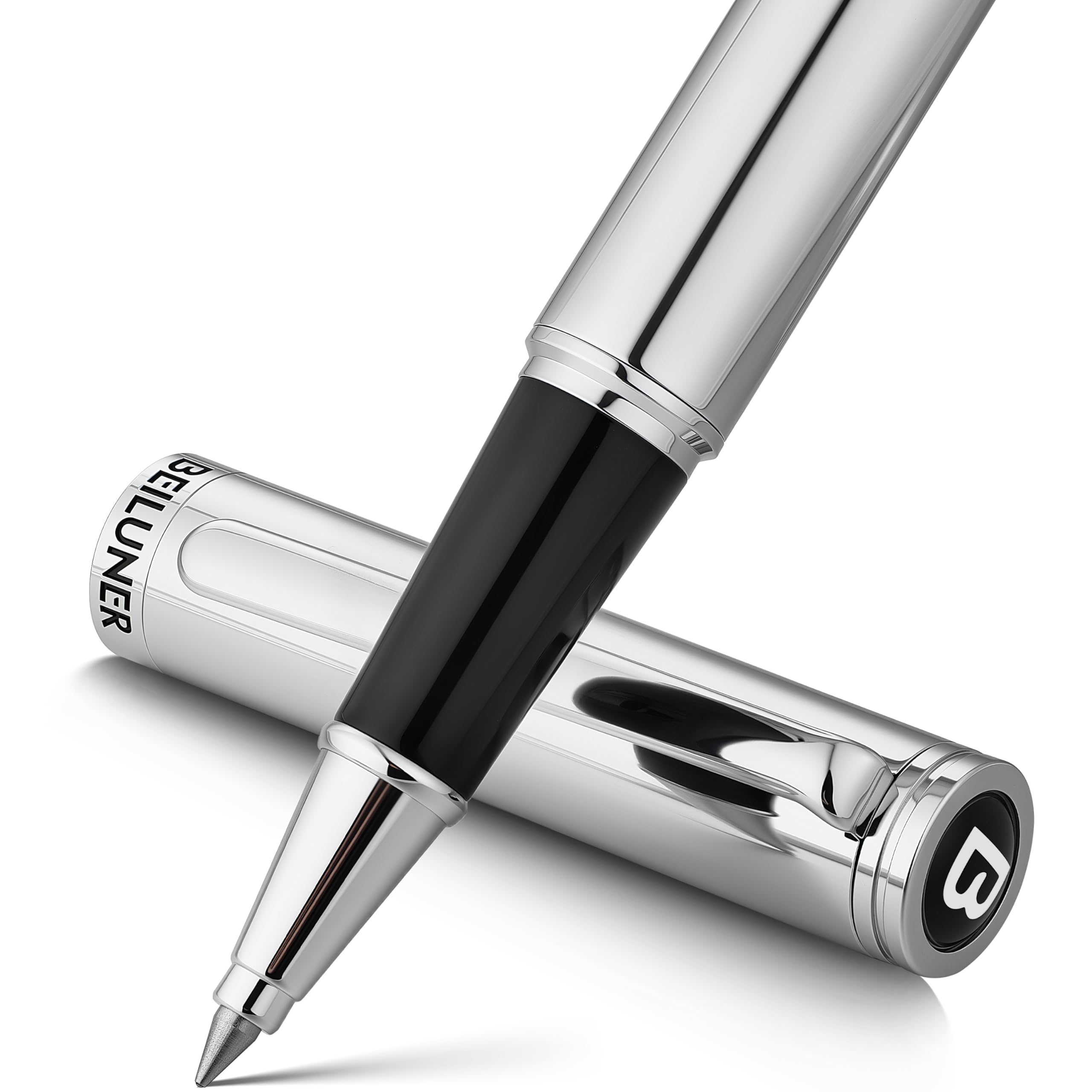 BEILUNER Luxury Rollerball Pen,24K Gold Trim,Noble and Elegant Designs,Schneider Ink Refill, Best Roller Ball Pen Gift Set for Men & Women, Professional, Executive Office, Nice Pens