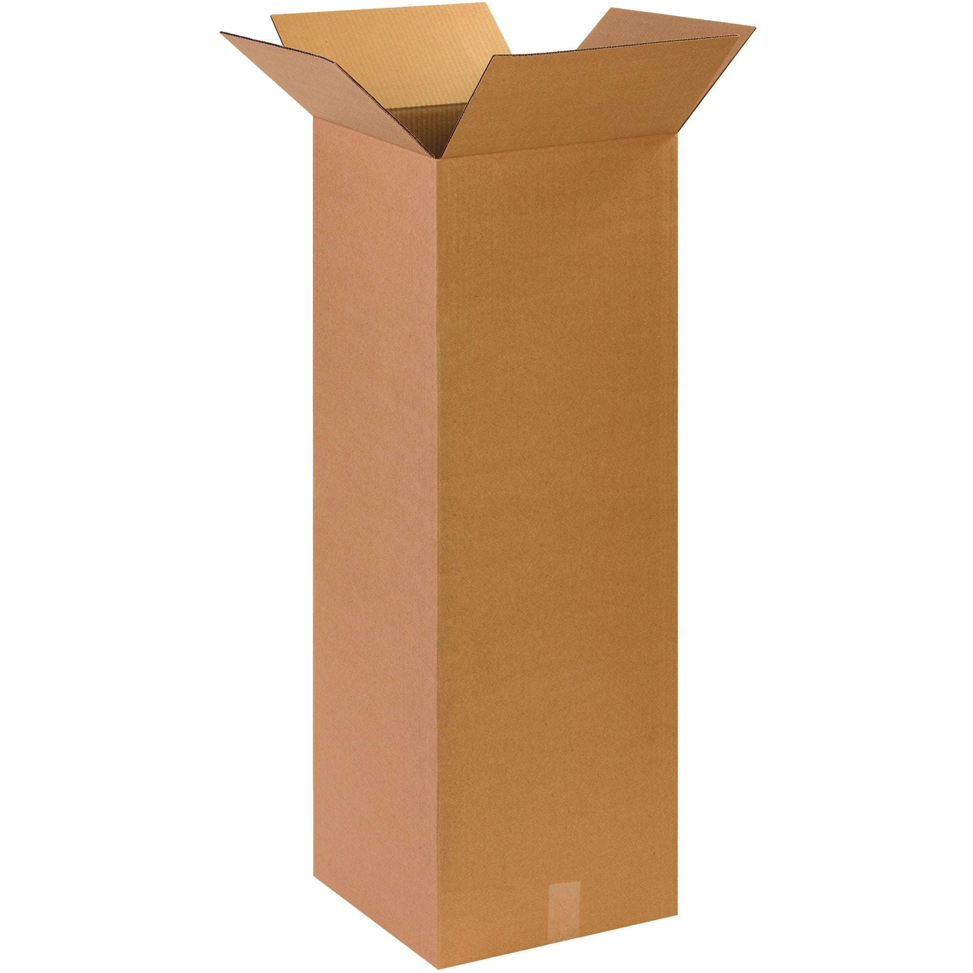 BOX USA 4x4x40 Tall Corrugated Boxes, Tall, 4L x 4W x 40H, Pack of 25 | Shipping, Packaging, Moving, Storage Box for Home or Business, Strong Wholesale Bulk Boxes