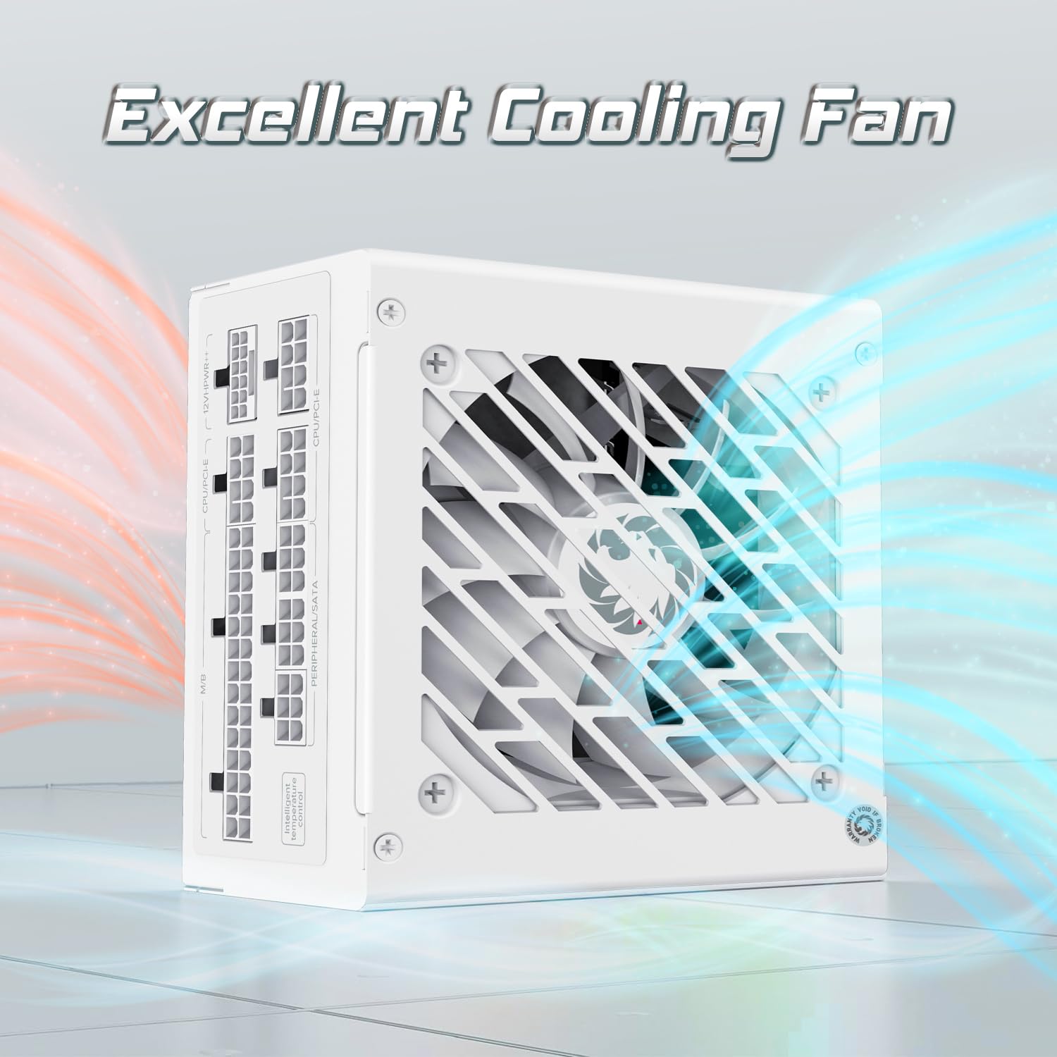GAMEMAX SFX Power Supply 650W, Full Modular, 80 Plus Gold PSU (GS-650G BK)