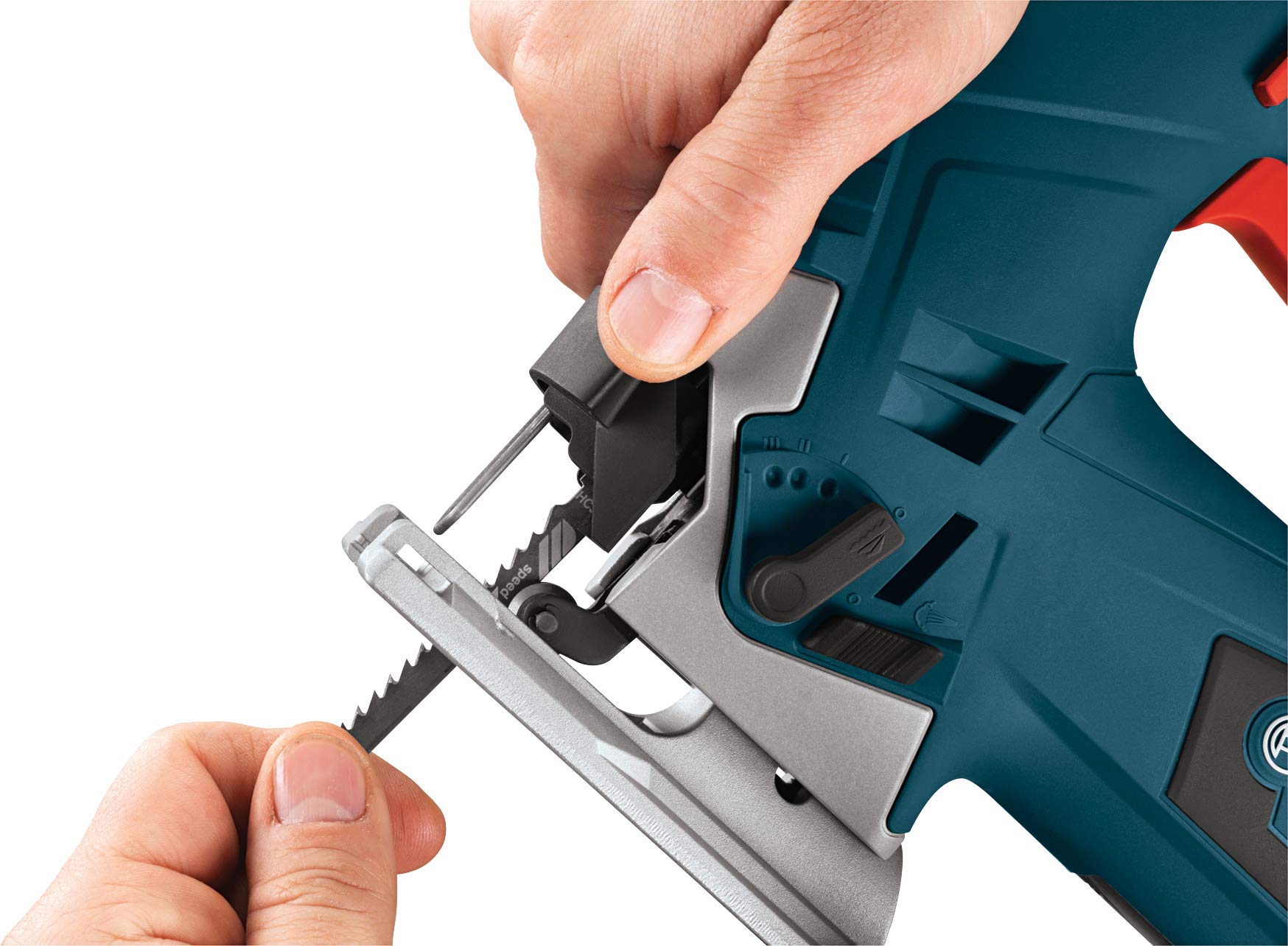 BOSCH JS365 120V 6.5 Amp Top-Handle Jigsaw Kit Variable Speed, 45 Degree Bevel Cuts, Up to 3,000 SPM
