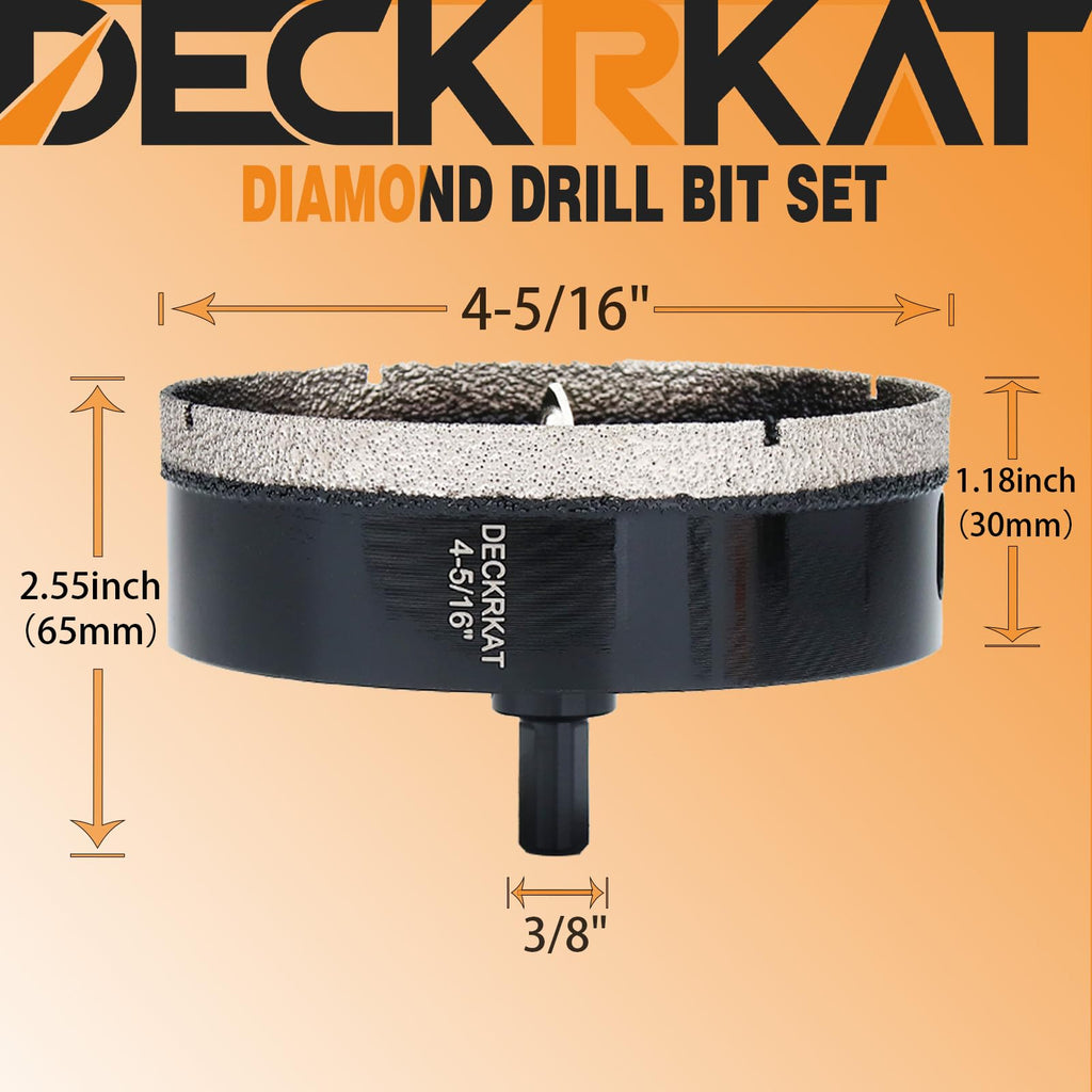 1 Inch Diamond Hole-Saw Bits with Pilot Drill Bit - 2pc 1" Diamond Tipped Tile Hole Saws with Guiding Bit Accurate Drilling for Porcelain Tile Ceramic Pottery Granite Stone Glass Bottles 25mm