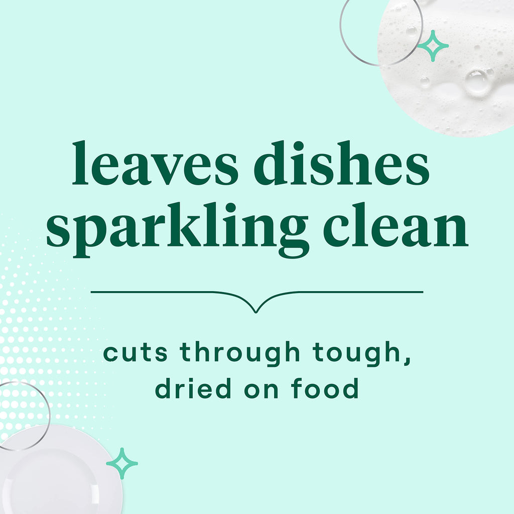 Seventh Generation Dish Liquid Soap Clementine Zest Lemongrass Dishwashing Soap Liquid Soap 19 oz
