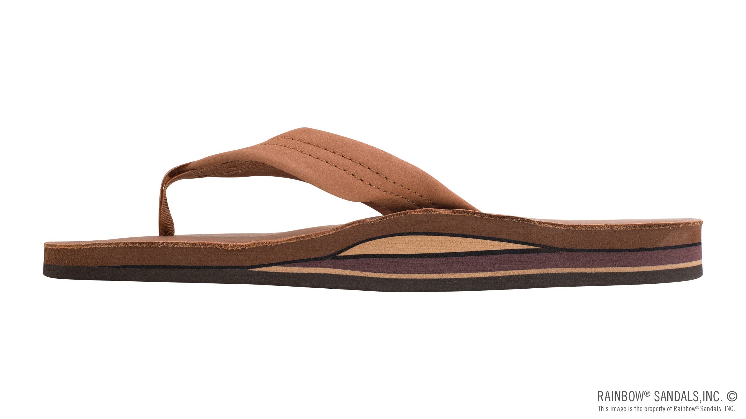 Rainbow Sandals Women's Double Layer Wide Strap w/Arch