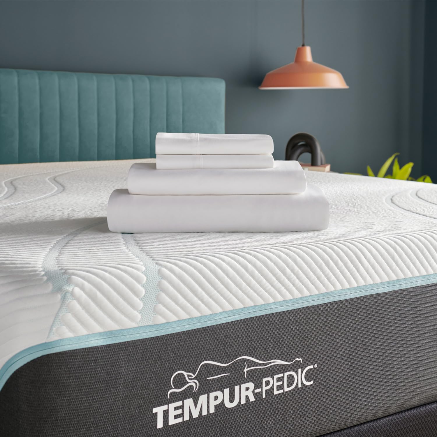 TEMPUR Classic Cotton Sheet Set Cool Gray - Twin