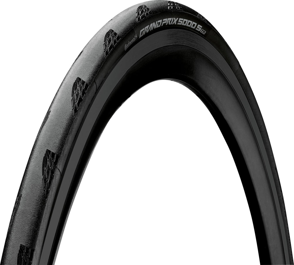Continental Grand Prix 5000 S TR - Tubeless Road Bike Tire | Fast, Light, Durable - BlackChili, Vectran Breaker, LazerGrip, Active Comfort Technology