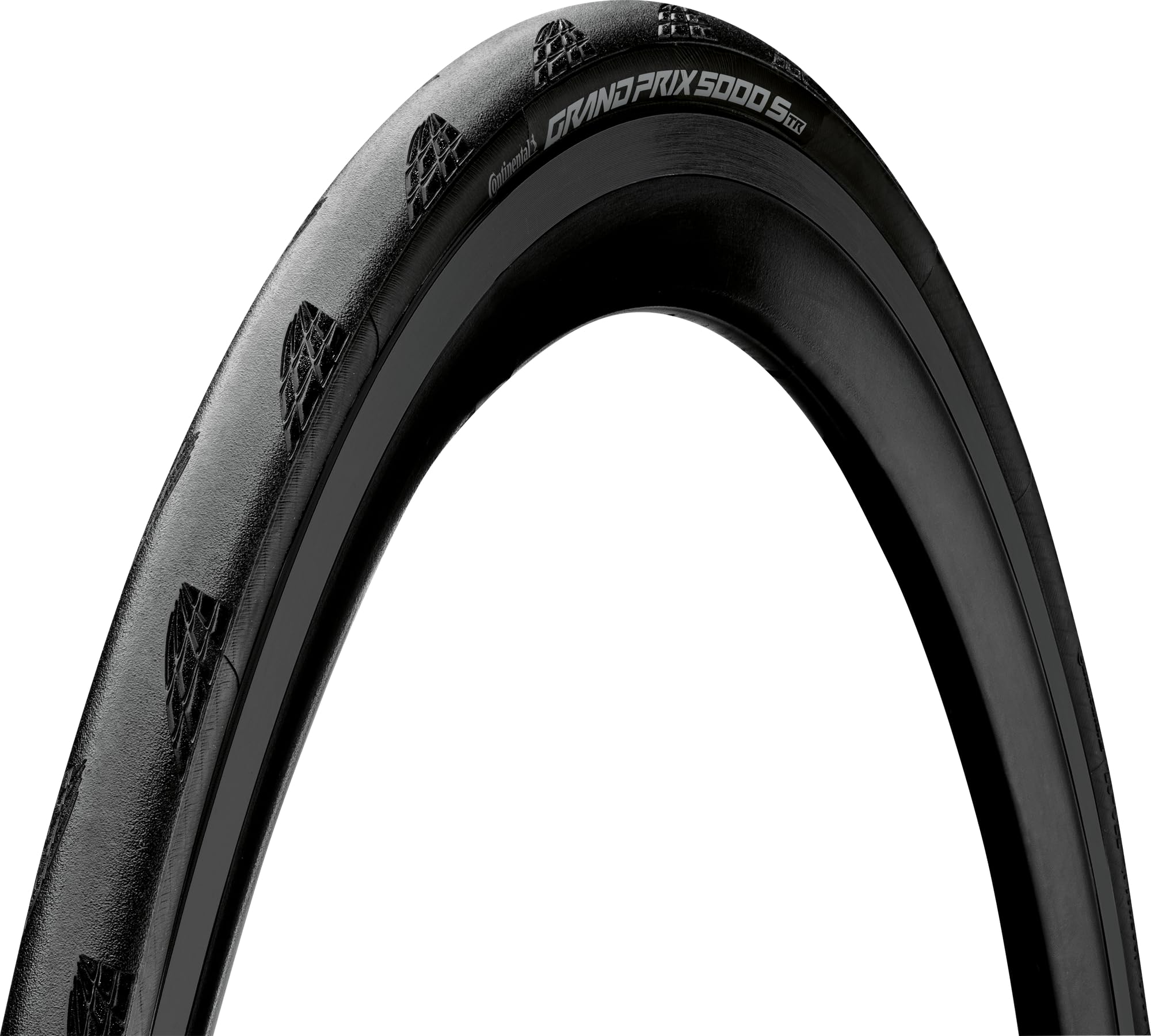 Continental Grand Prix 5000 S TR - Tubeless Road Bike Tire | Fast, Light, Durable - BlackChili, Vectran Breaker, LazerGrip, Active Comfort Technology