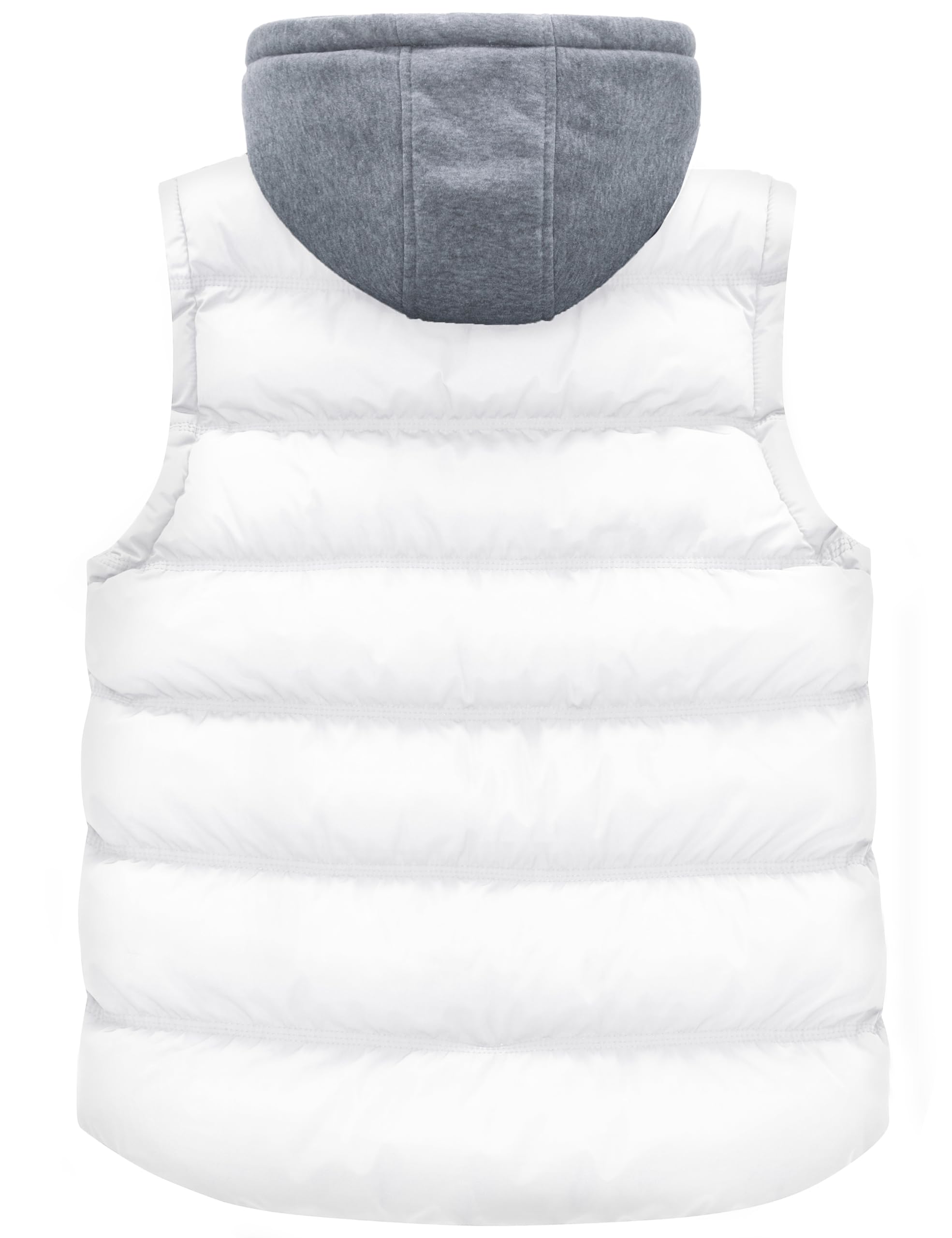 Wantdo Women's Quilted Puffer Vest Thicken Warm Winter Coat with Removable Hood