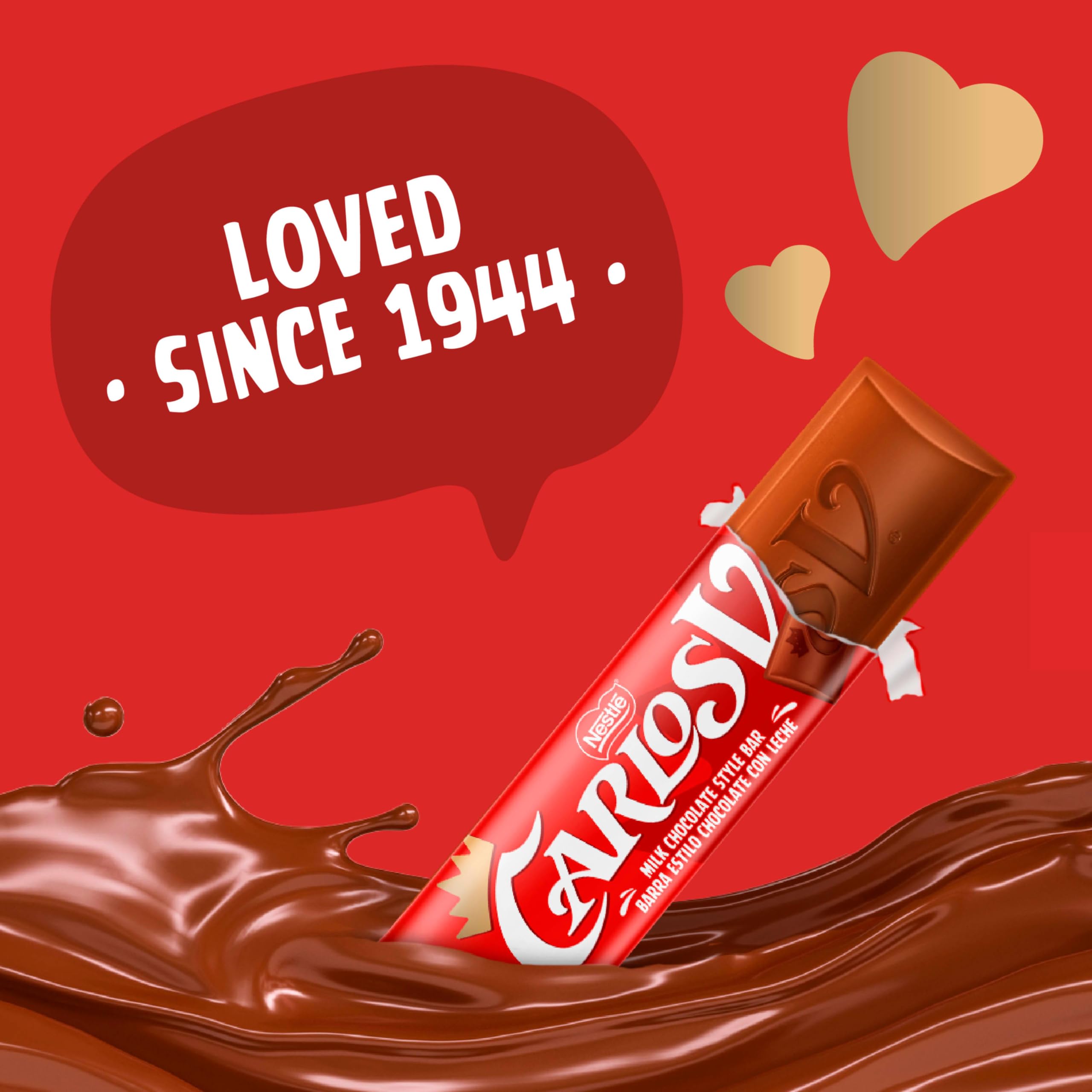 Carlos V Milk Chocolate Mexican Candy Bars 32 Count
