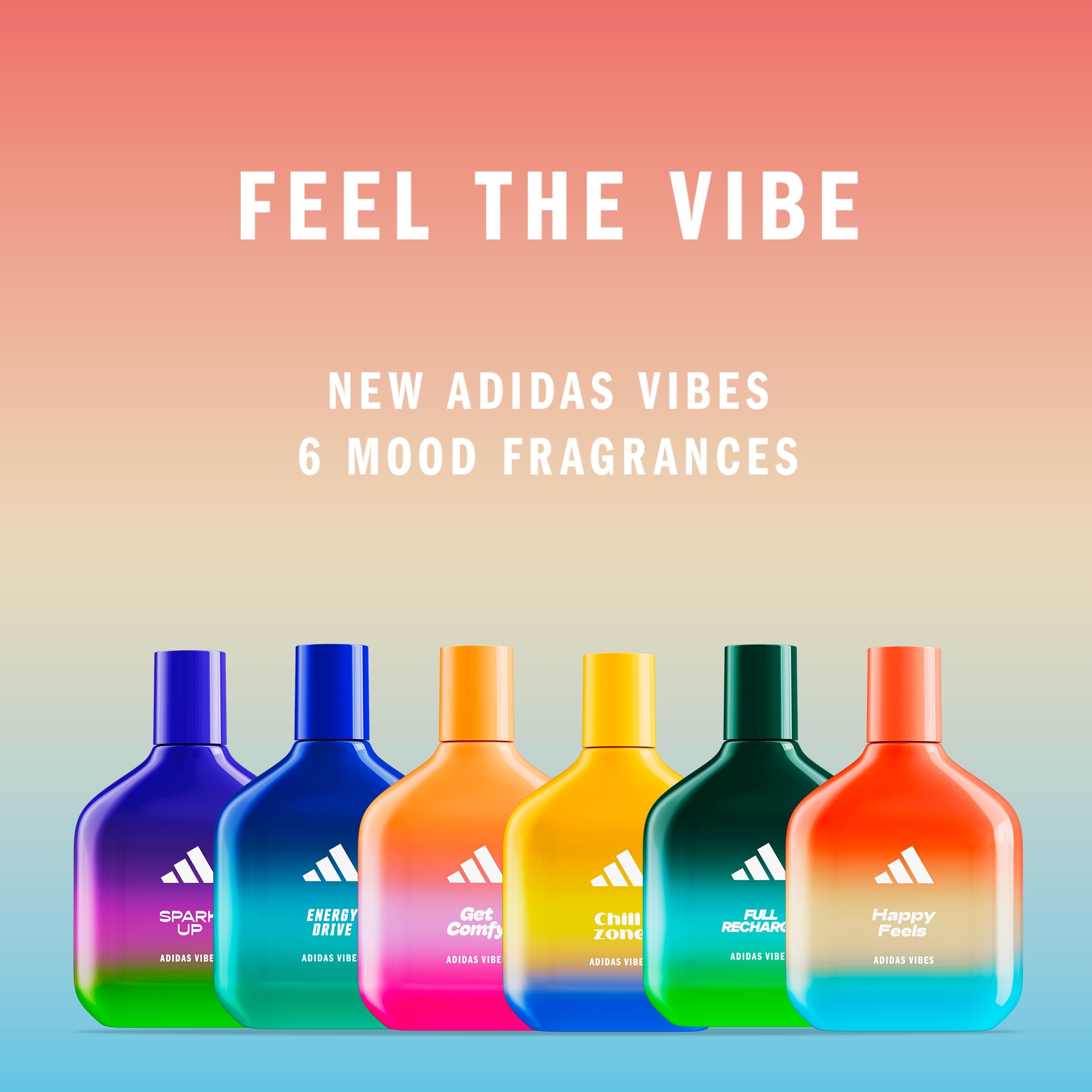 adidas Vibes Chill Zone Fragrance Hair & Body Mist for Women, Mood-Boosting, Notes of Lavender & Vanilla, For Any Occasion, 7.9oz