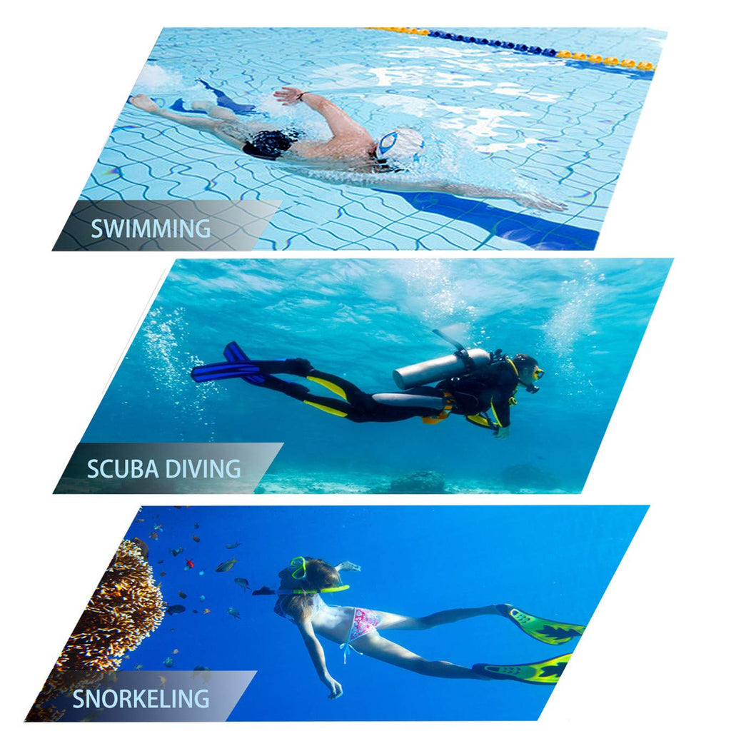 Snorkeling Gear for Adults, Dry Snorkel Mask Set, Scuba Diving Snorkle mask Set Adult, Panoramic Wide View Anti-Fog Dive mask, Swimming Diving Snorkeling Packages