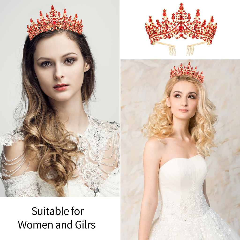 VELSCRUN AB Silver Crystal Birthday Queen Tiara Crowns for Women Girls Birthday Queen Headband Sash Elegant Princess Crown with Combs Hair Accessories Happy Birth Party Decorations Mom Gift