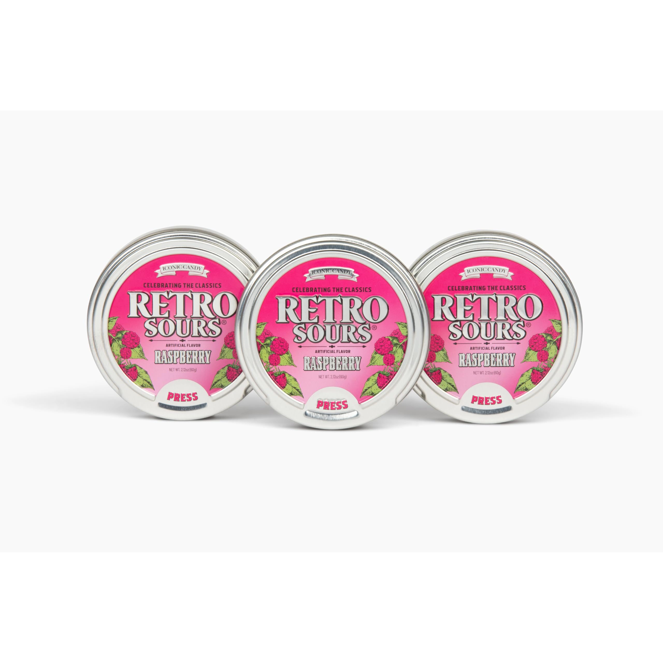 Retro Sours | Hard Tangy Candy | Brought To You By Iconic Candy (1, Red Apple)