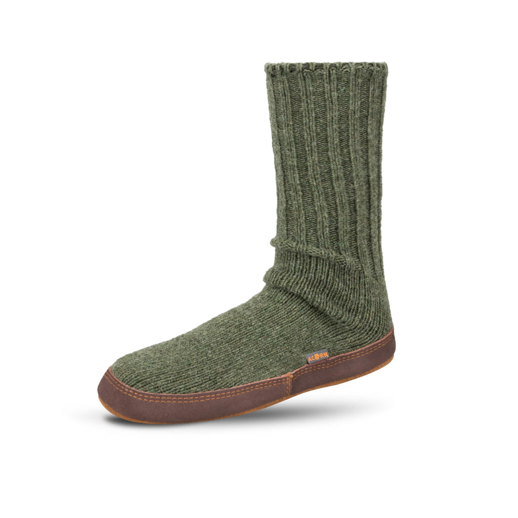 Men's and Women's Original Slipper Sock - Comfortable Men's and Women's Slipper Sock with Cloud-Like Feel, Soft and Moisture Wicking Crew Length, Genuine Suede Sole