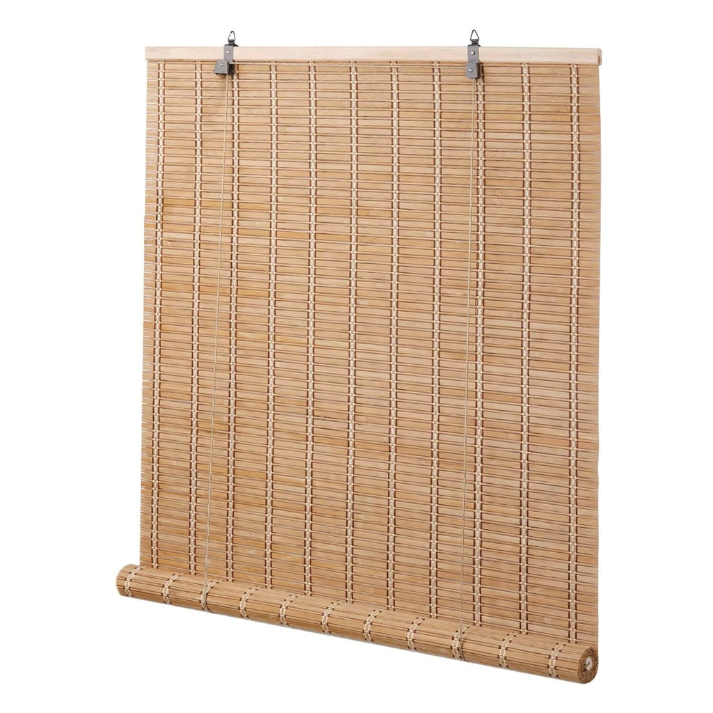 Bamboo Blinds for Interior Windows, Easy to Install Bamboo Shades for Indoor Windows, Custom Roller Shades for Indoor Window and Outdoor Patio, 23" W x 48" H