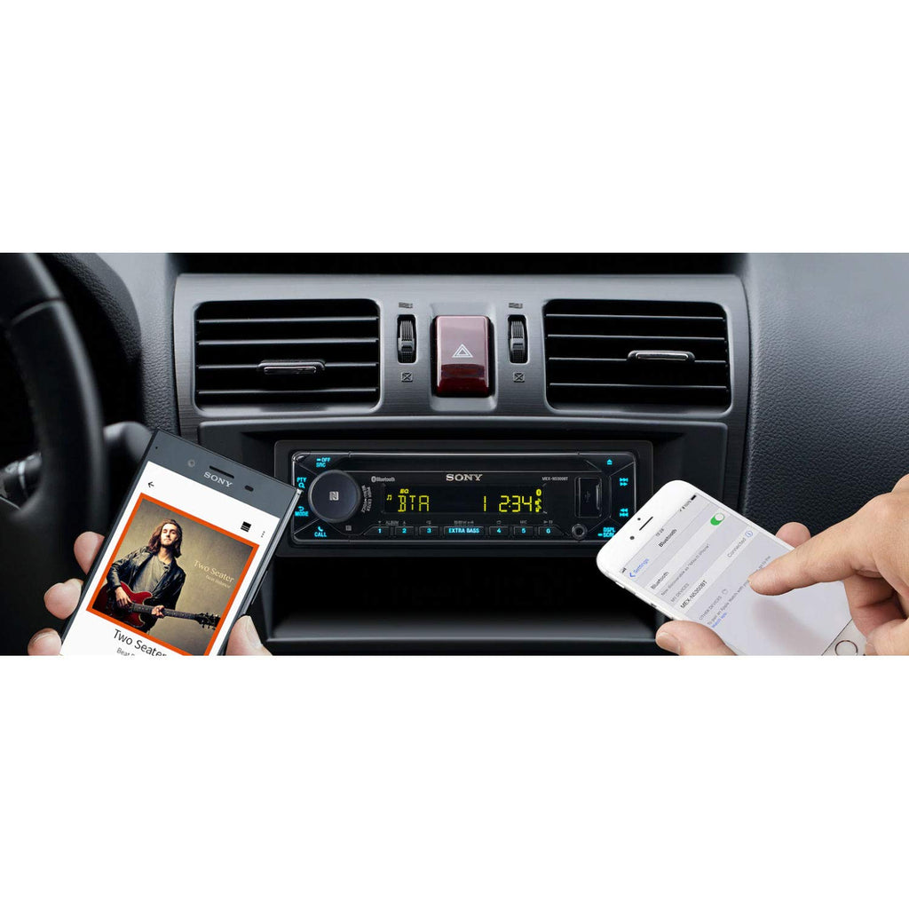 Sony MEX-N5300BT Car Stereo Single Din Radio with Bluetooth, CD Player, USB/AUX