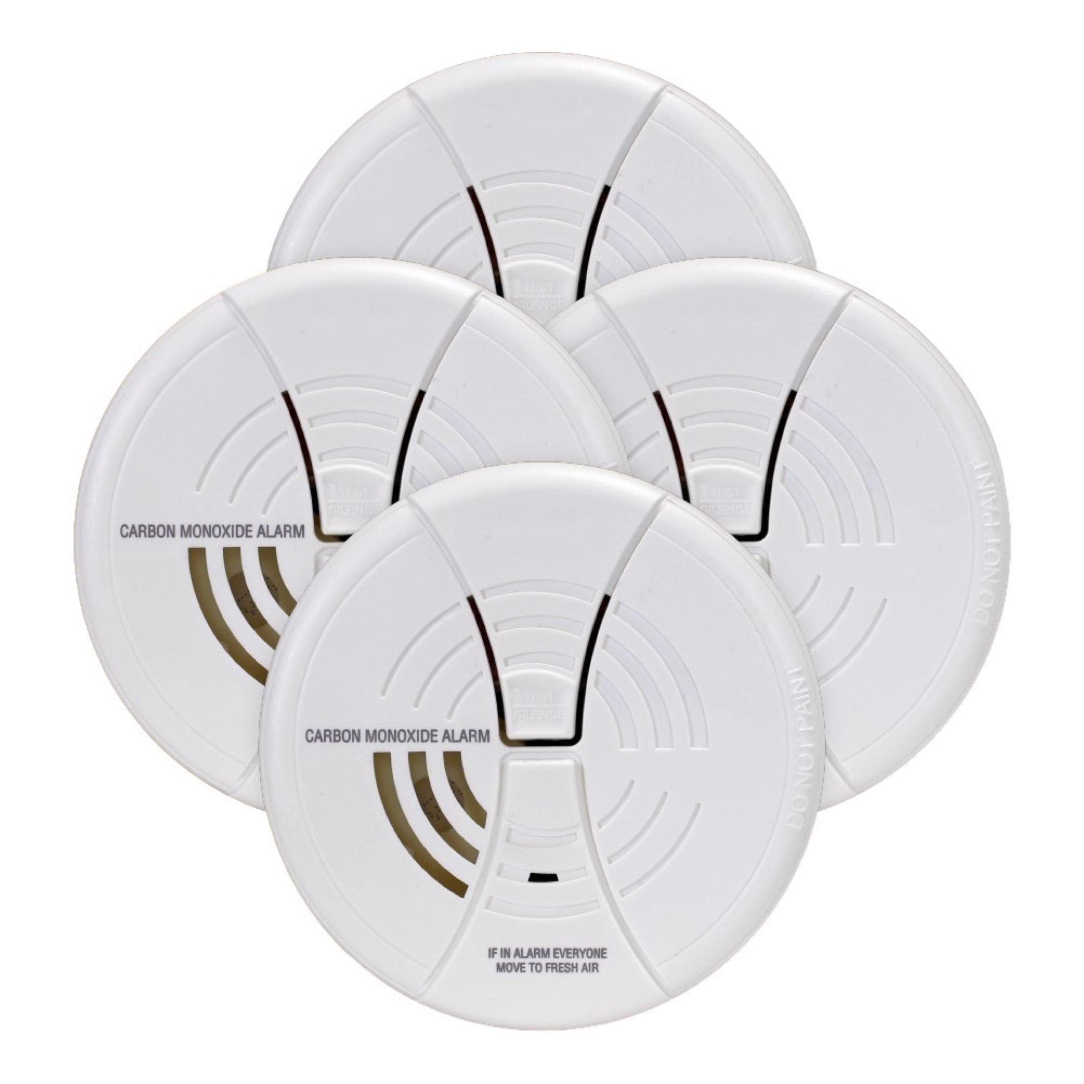 FIRST ALERT Carbon Monoxide Alarm | BRK CO250 Battery Operated Carbon Monoxide Detector With 9-Volt Battery & Two Silence Features