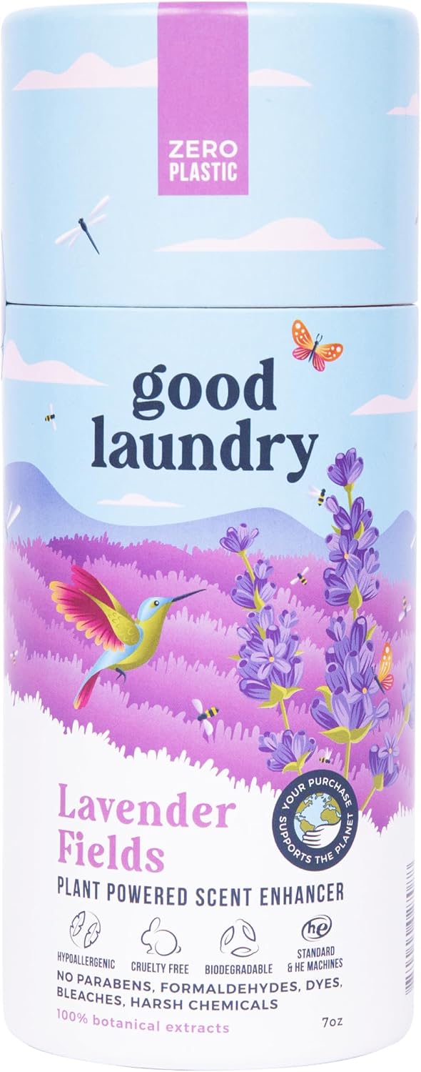 Good Laundry - Lavender Scented Booster Beads for Washer - Eco-Friendly Laundry Scent Booster Beads, 7oz - Based in the USA