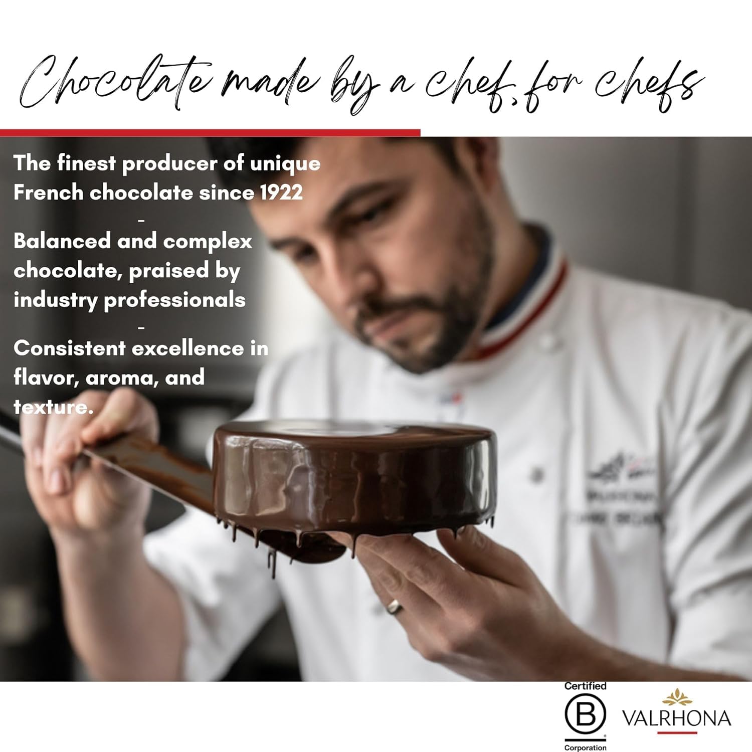 Valrhona Premium Baking Chocolate Discs (Feves), Creamy Milk JIVARA 40% w/Hints of Vanilla and Malt, and Dark Chocolate GUANAJA 70% w/Intense & Smooth with Bitter Notes, For Cookies, Cakes, and more