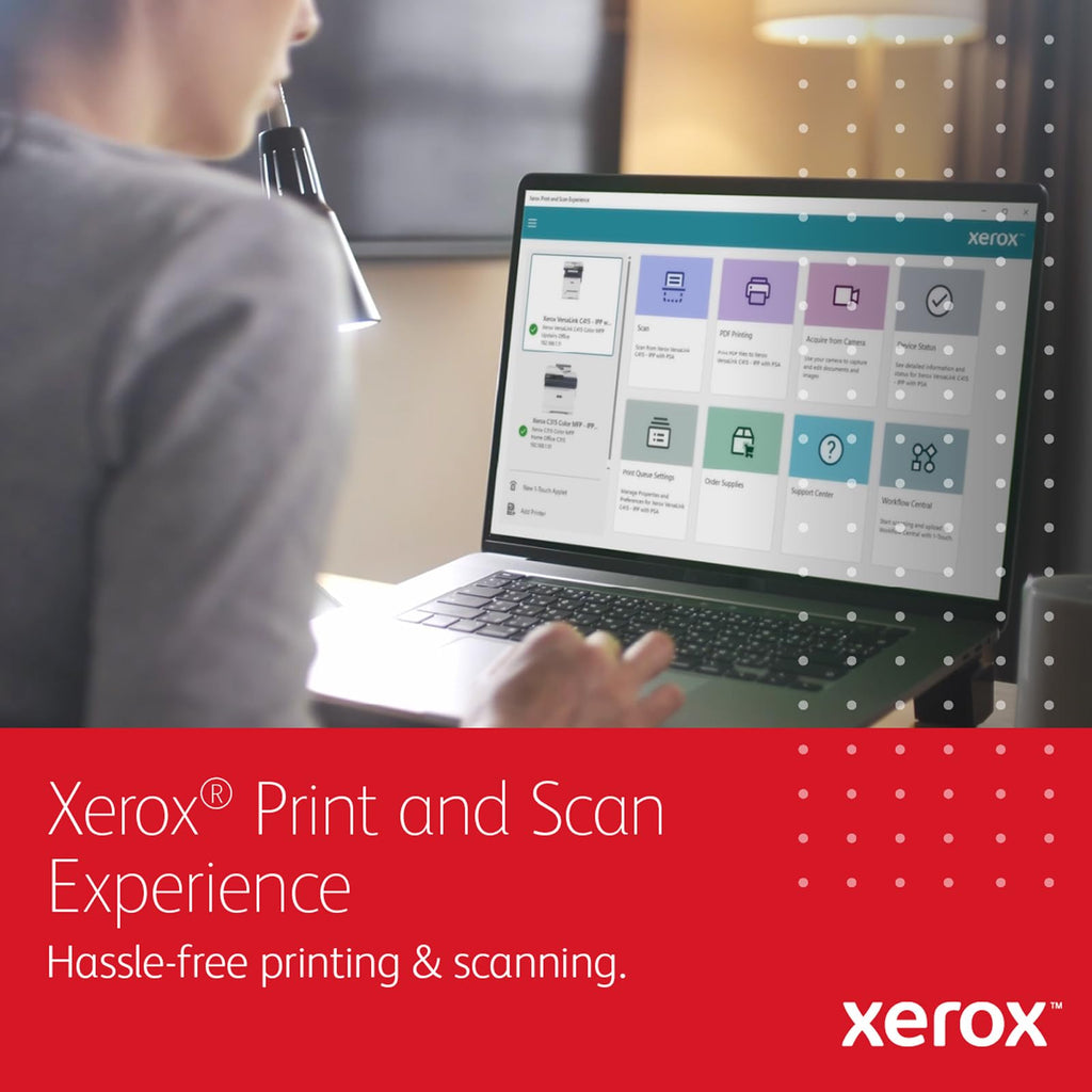 Xerox C235dni Wireless Color Laser All-in-One Printer – Printer Scanner Copier Fax, 24ppm, Wireless Home Office Printer for Laptop & Desktop, Easy to Setup