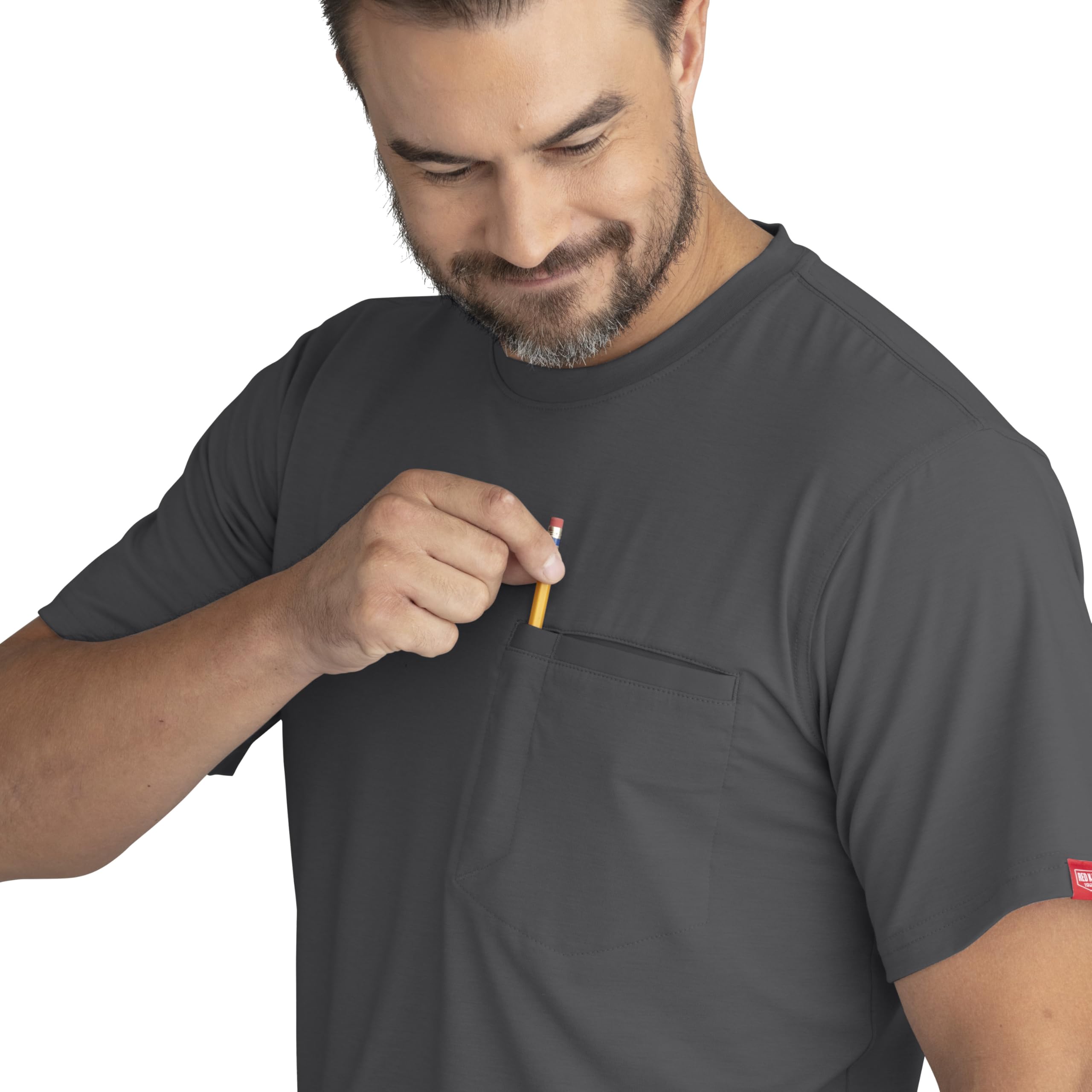 Red Kap Men's Cooling Short Sleeve Pocket Tee