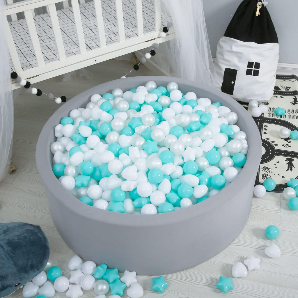 GOGOSO Playpen Balls for GirlsToddlers for Playhouse, Baby Pool, Play Ball Fun Centers, for Babies, Kids, Toddlers 1-3, Phthalate Free BPA Free 100pcs