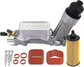 Mishimoto Aluminum Oil Filter Housing Kit, Compatible with Pentastar 3.6L & 3.2L, 2011-2017