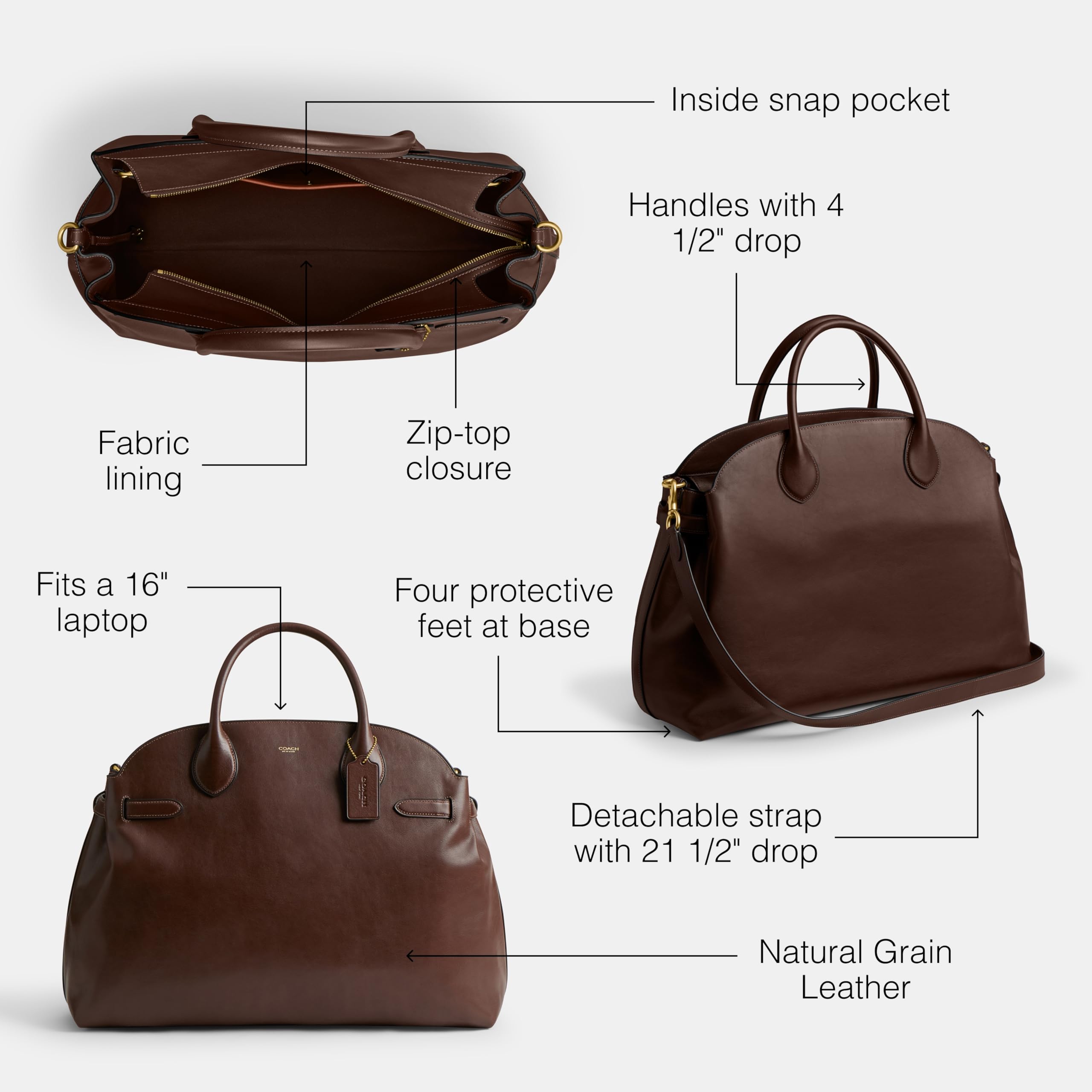 COACH Soft Empire Carryall 48
