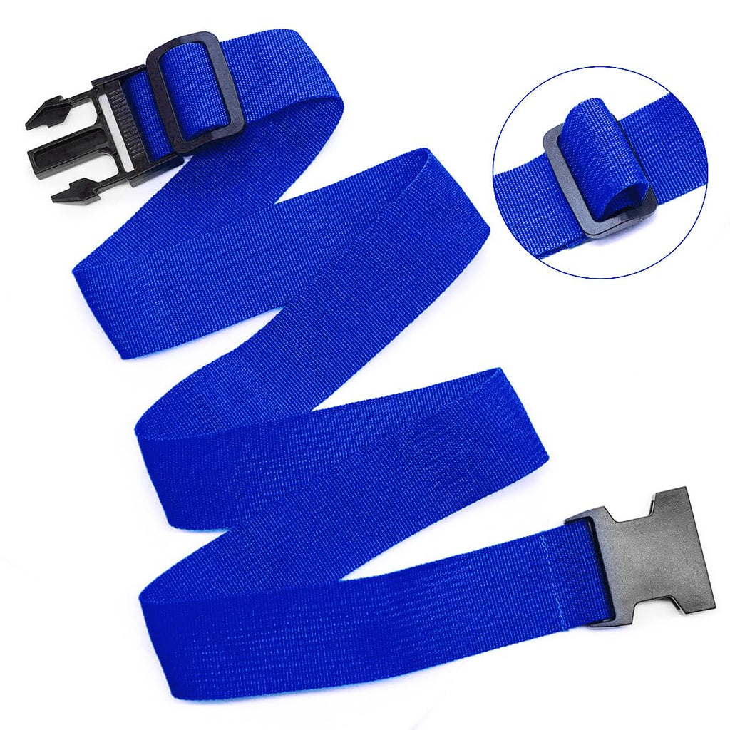 Luggage Straps for Suitcases TSA Approved, Travel Accessories to Connect Two Suitcase, Add Bag Luggage Straps for Carry On Your 3 Luggages Adjustable Buckle Belt, 2Pack Black