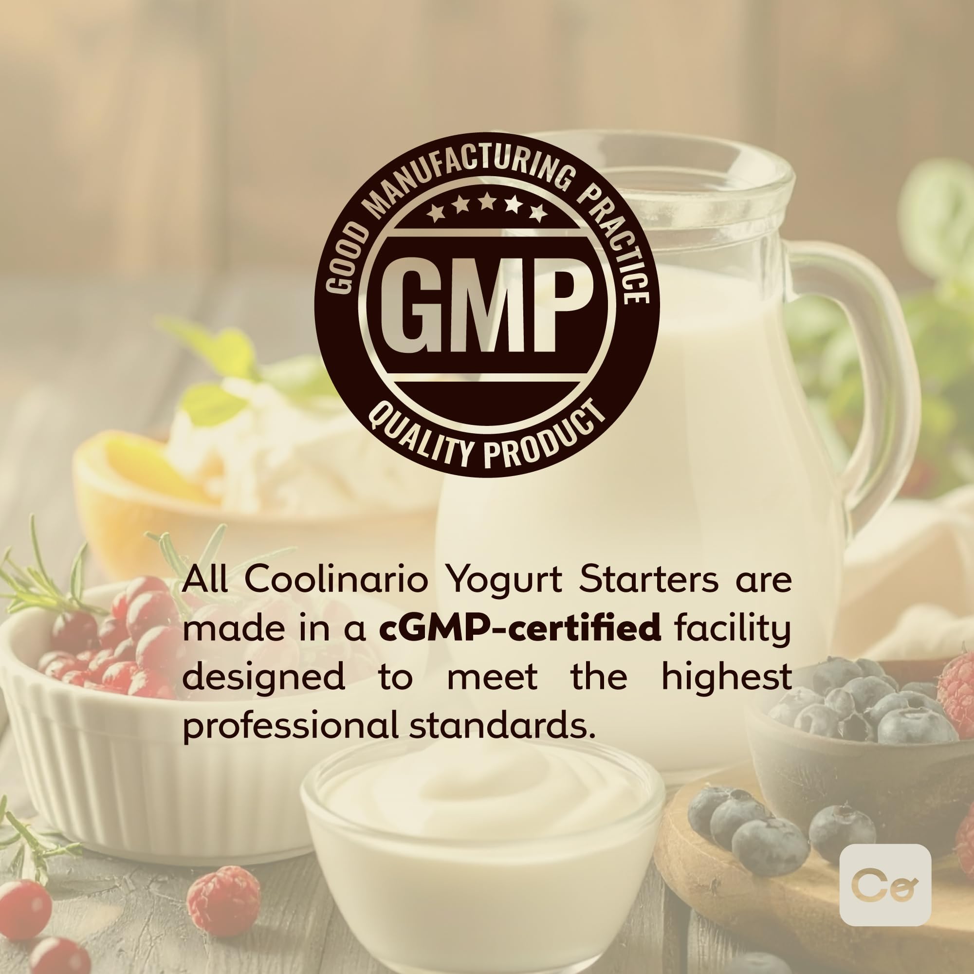 Coolinario L Reuteri Yogurt Starter (10-PK, 1.5g Sachets) Reuteri Probiotic | Yogurt Starter Culture with Lactobacillus Reuteri Probiotics, Non-GMO, No Preservatives, Gluten Free, Creamy & Delicious