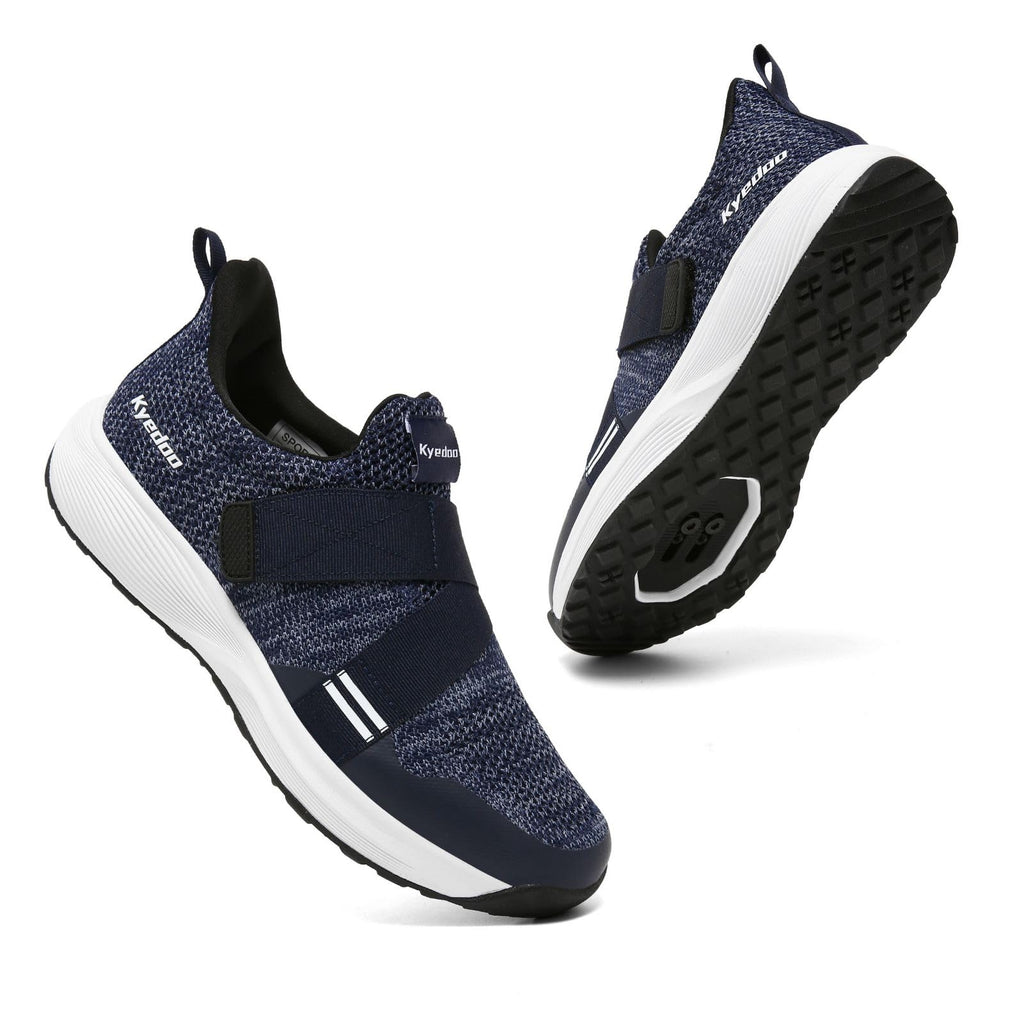 Kyedoo Men‘s Indoor Cycling Shoes Compatible with SPD Cleats, Comfortable Walkable Bike Shoes, Cleats Included