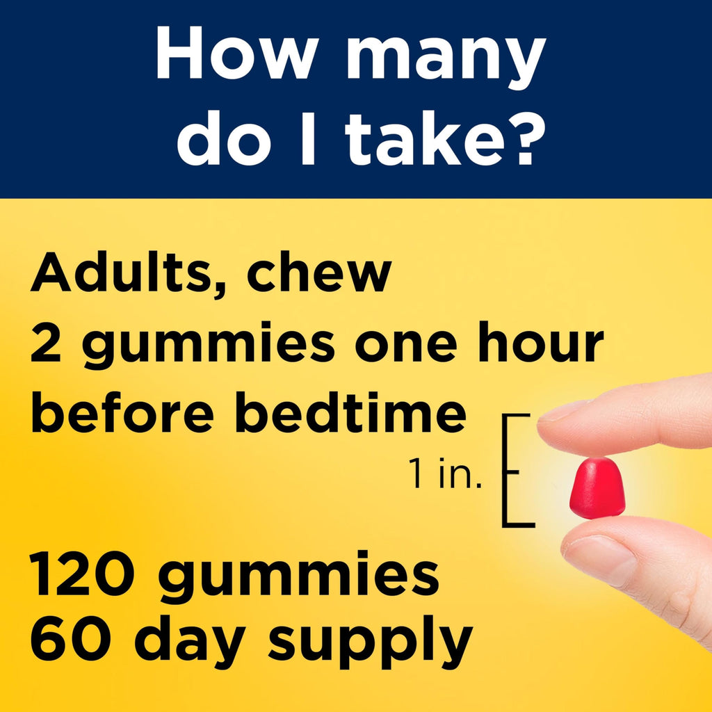Nature Made Melatonin 10mg per serving Gummies, Maximum Strength Dosage, 100% Drug Free Sleep Aid for Adults, 60 Melatonin Gummies, 30 Day Supply