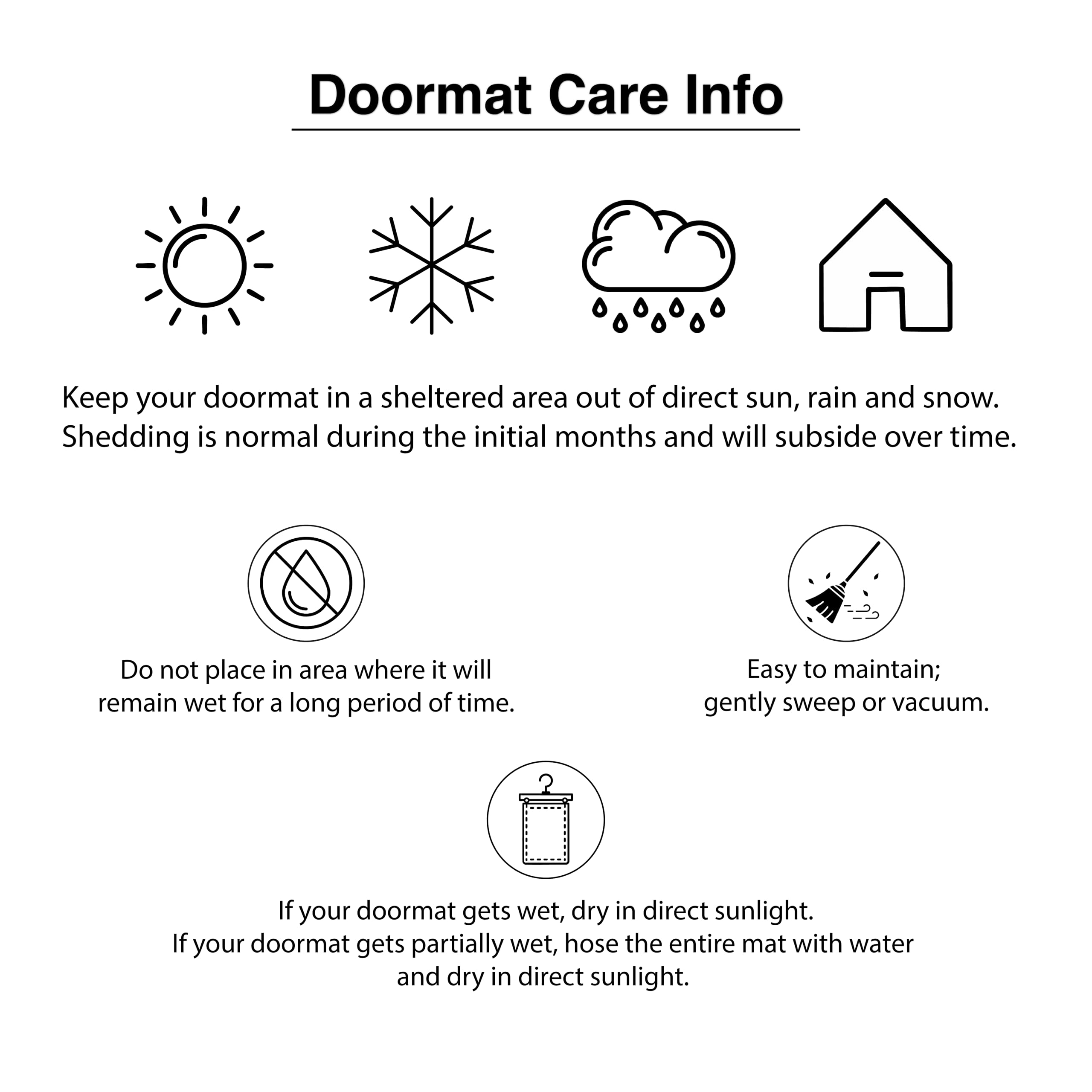 Calloway Mills 107781729 Dandelion Doormat 17" x 29"