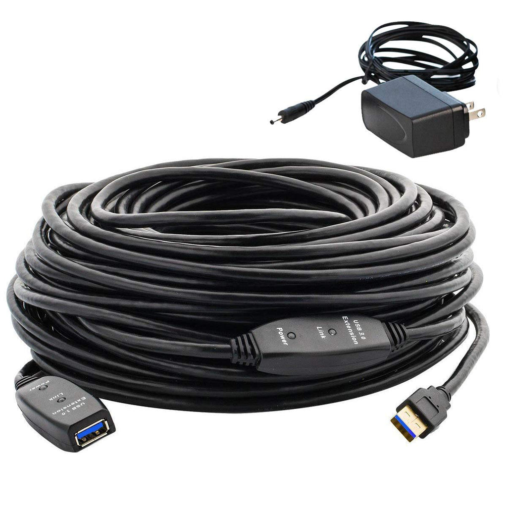 MutecPower 16 Feet Active USB Extension Cable 3.0 Male to Female with A Extension chipset Signal Booster - Active Extension/Repeater Cord 5 Meters / 16 Feet