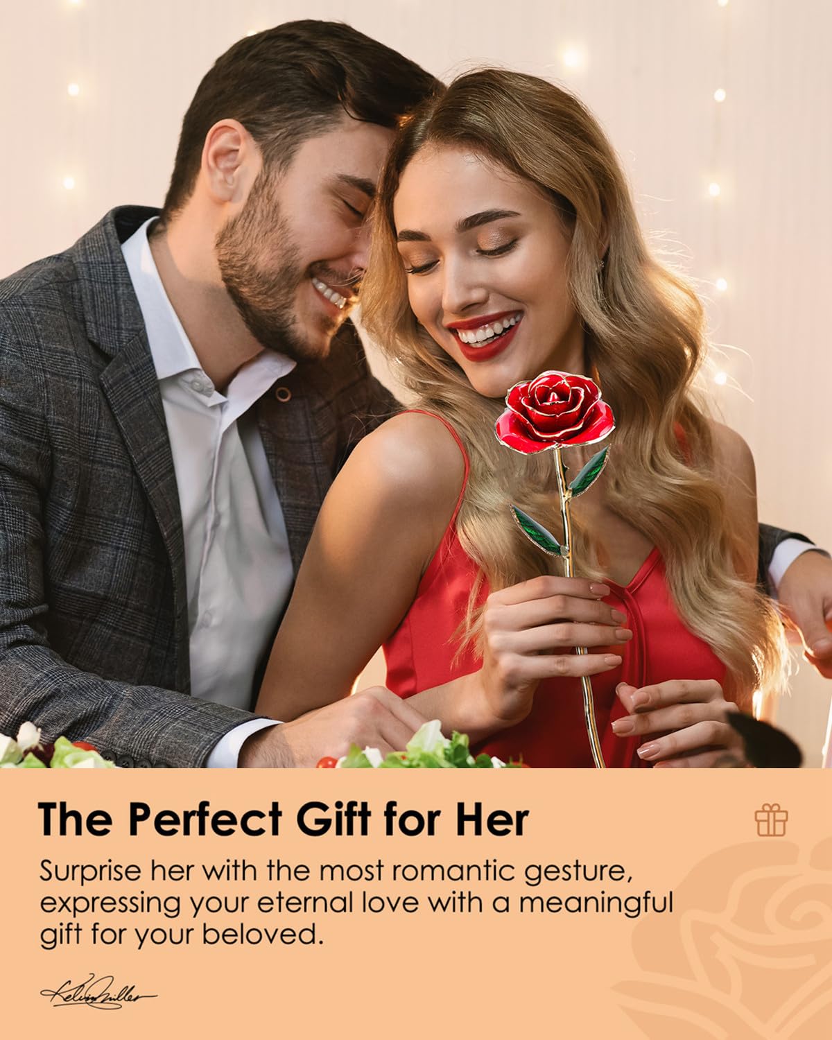 24K Gold Dipped Real Rose – Handcrafted, Bold, One of a Kind – Romantic Gift for Her – Ideal for Birthday, Anniversary, Mother’s Day, Valentine’s (Black)