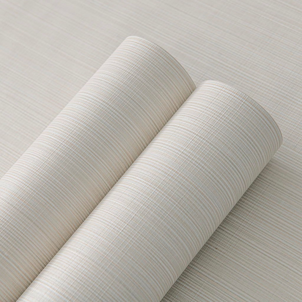 Grasscloth Peel and Stick Wallpaper 20.8"x394" Gray Thick Fabric Textured Linen Classic Faux Grassweave Neutral Removable Wallpaper Vinyl Film Roll for Home Use