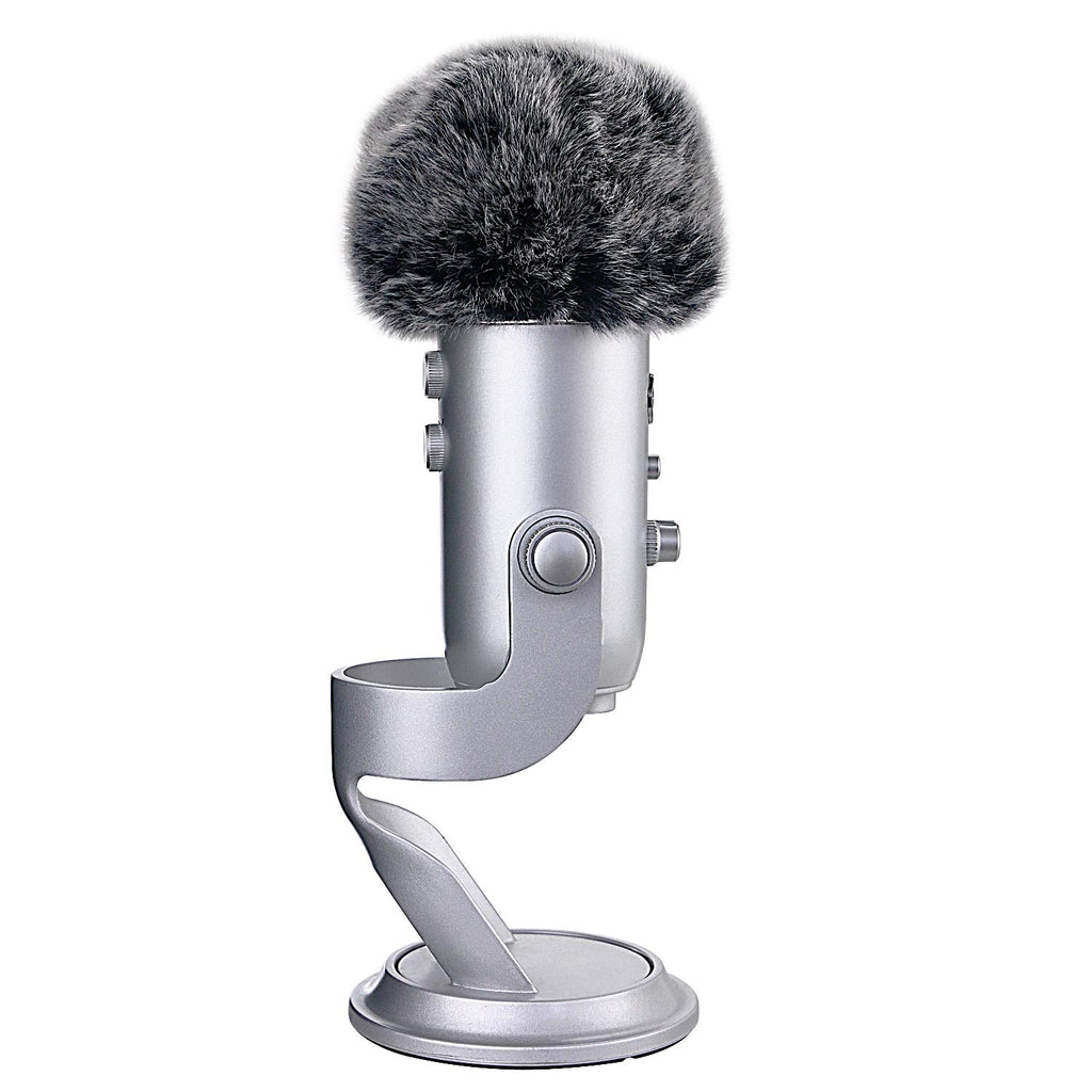 YOUSHARES 2PCS Blue Yeti Pop Filter for Blue Yeti Microphone, Yeti Foam Windscreen with Dead Cat Blue Yeti Mic Cover for Yeti Mic and Blue Yeti Pro USB Microphone