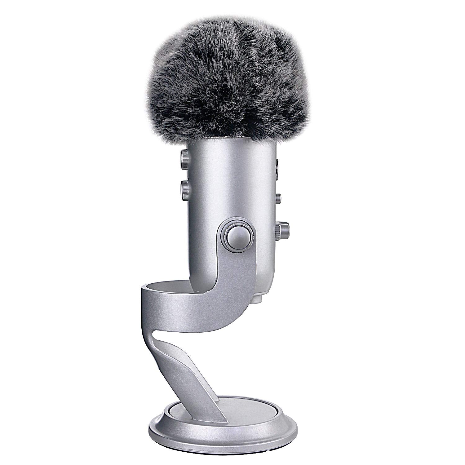 YOUSHARES 2PCS Blue Yeti Pop Filter for Blue Yeti Microphone, Yeti Foam Windscreen with Dead Cat Blue Yeti Mic Cover for Yeti Mic and Blue Yeti Pro USB Microphone