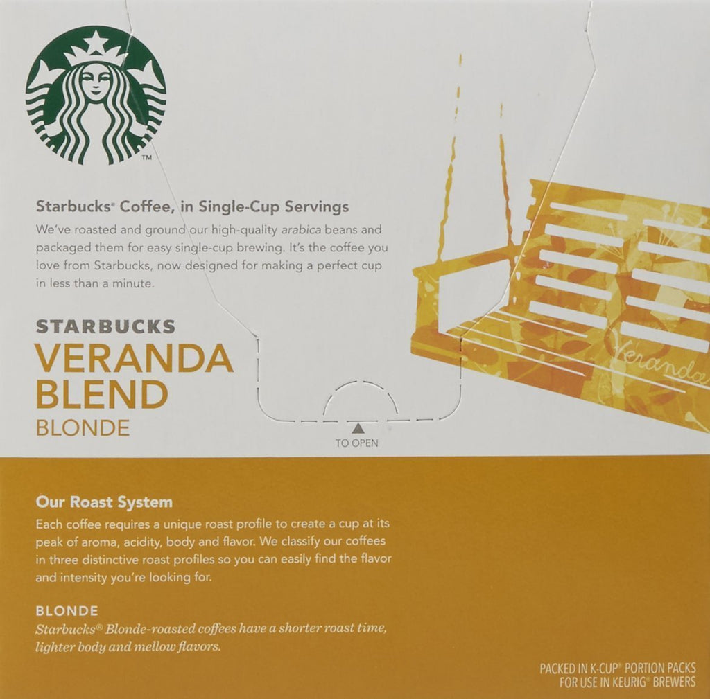 Starbucks K-Cup Coffee Pods, Starbucks Blonde Espresso Roast Hot or Iced Coffee, 22 Keurig Pods