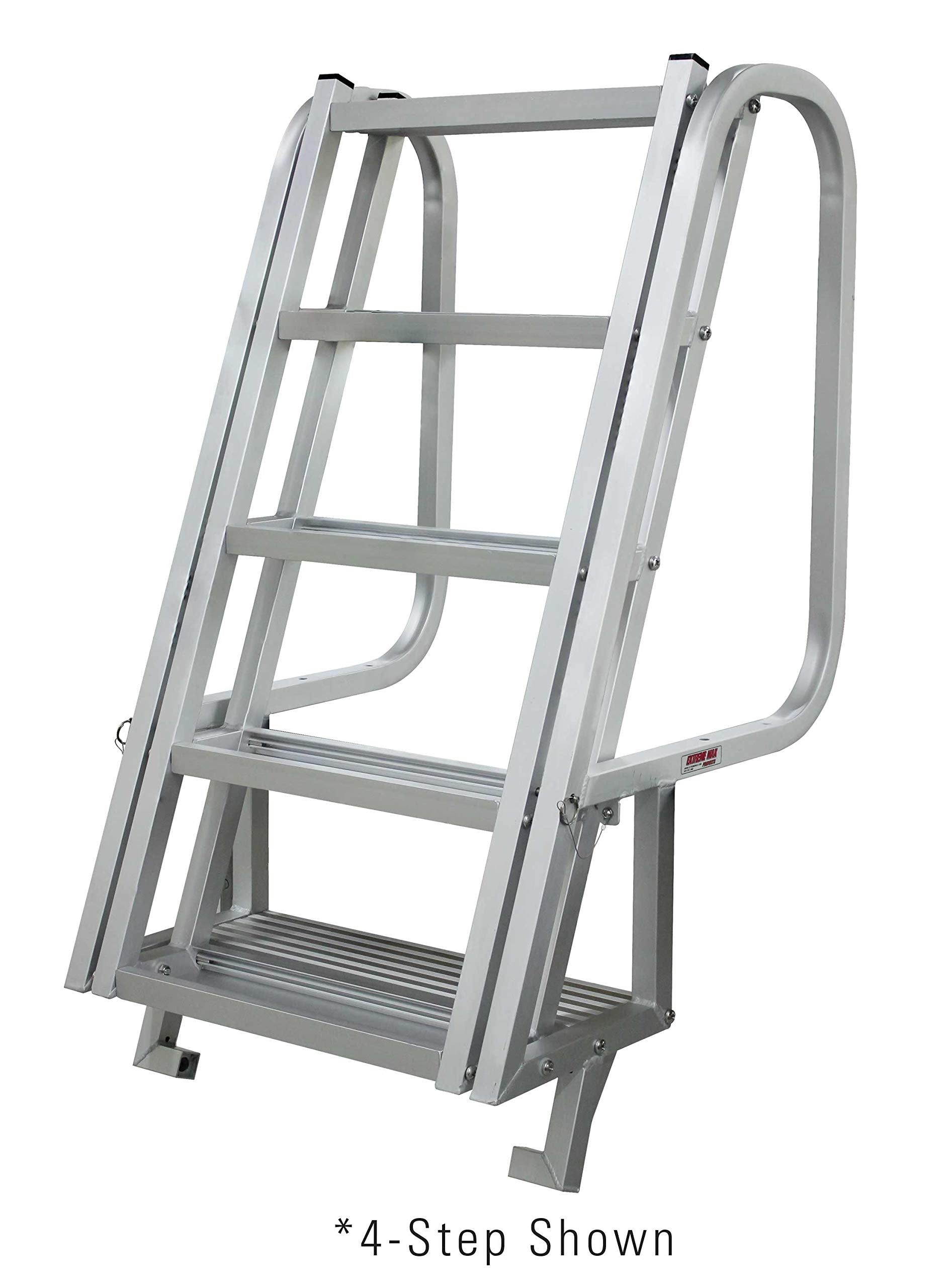 Extreme Max 3005.4122 Deluxe Flip-Up Dock Ladder - 6-Step