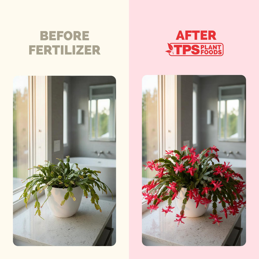 Christmas Cactus Fertilizer – Liquid Plant Food for More Blooms, Brighter Flower Color & Stronger Root Development, 8 oz