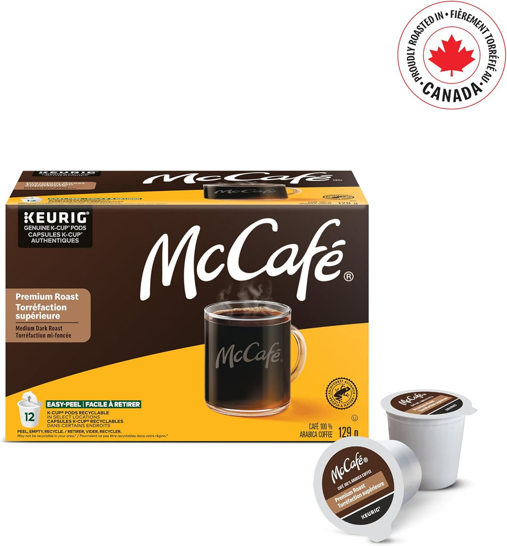 McCafe Premium Medium Dark Roast K-Cup Coffee Pods, 48 Count, For Keurig Coffee Makers