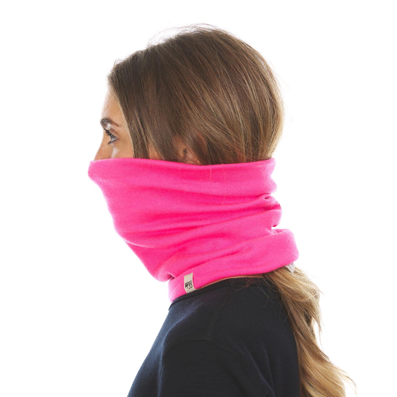 100% Merino Wool - Midweight Neck Gaiter - Skiing Neck Warmer - Winter Face Mask - Multipurpose Headwear