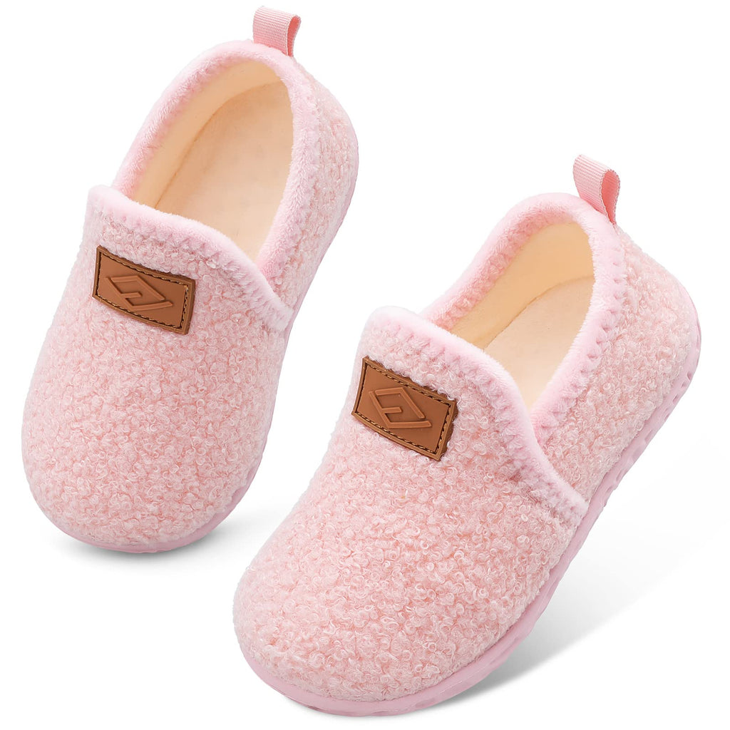 Lefflow Toddler Slippers Boys Girls House Shoes Slip on Baby Sock Shoes Lightweight Outdoor Walking Shoes