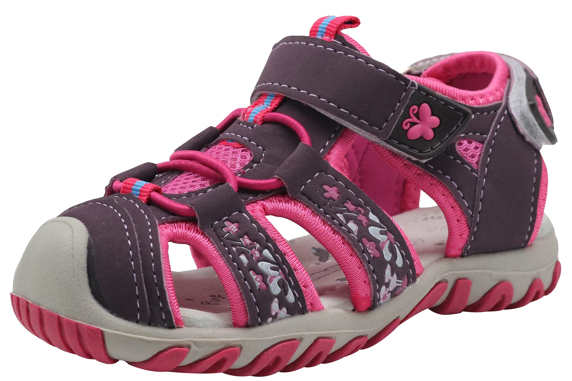 Apakowa Kid's Boy's Girl's Soft Sole Close Toe Sport Beach Sandals (Toddler/Little Kid)