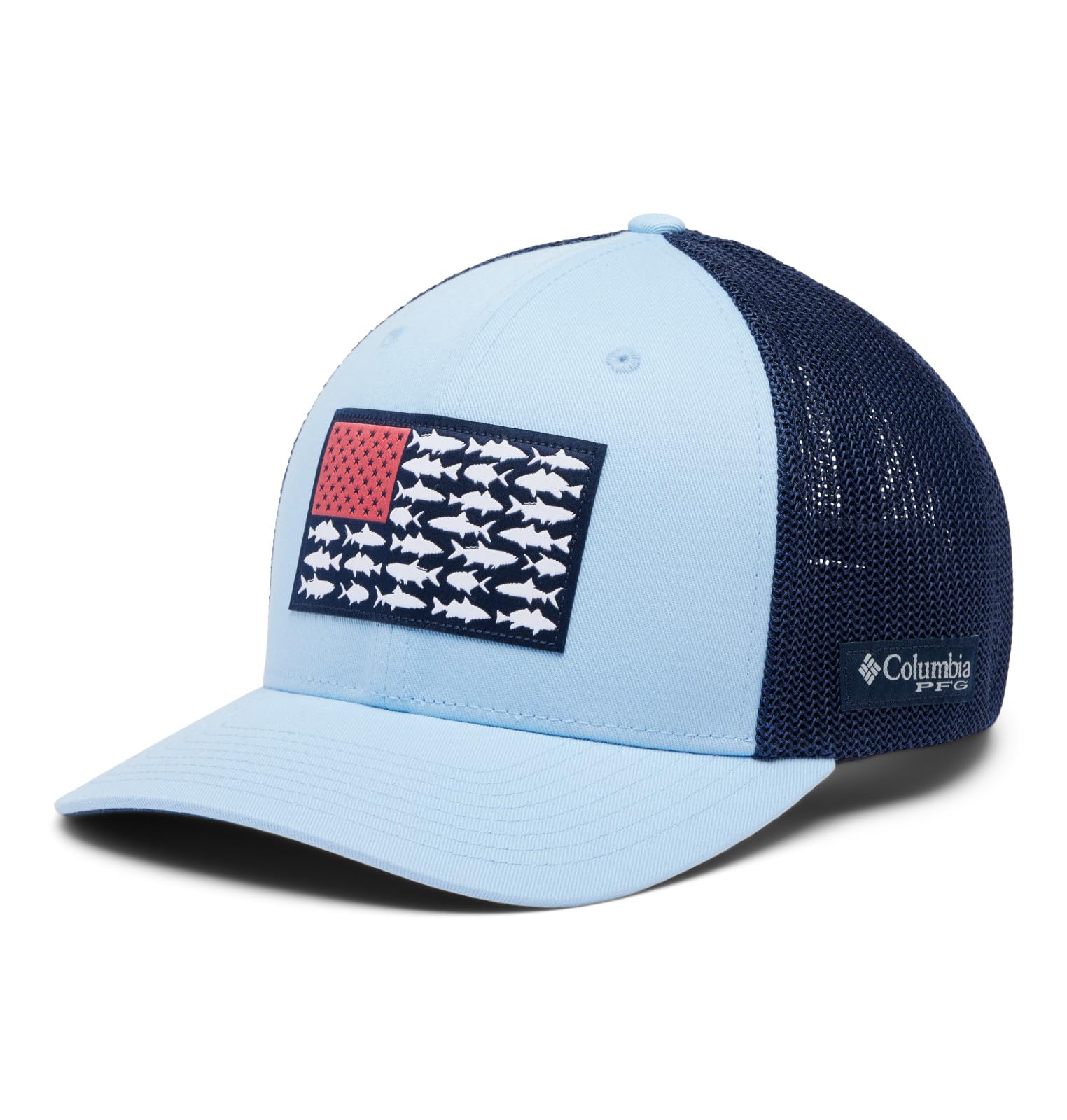 Columbia Unisex Adult PFG Logo Mesh Ball Cap