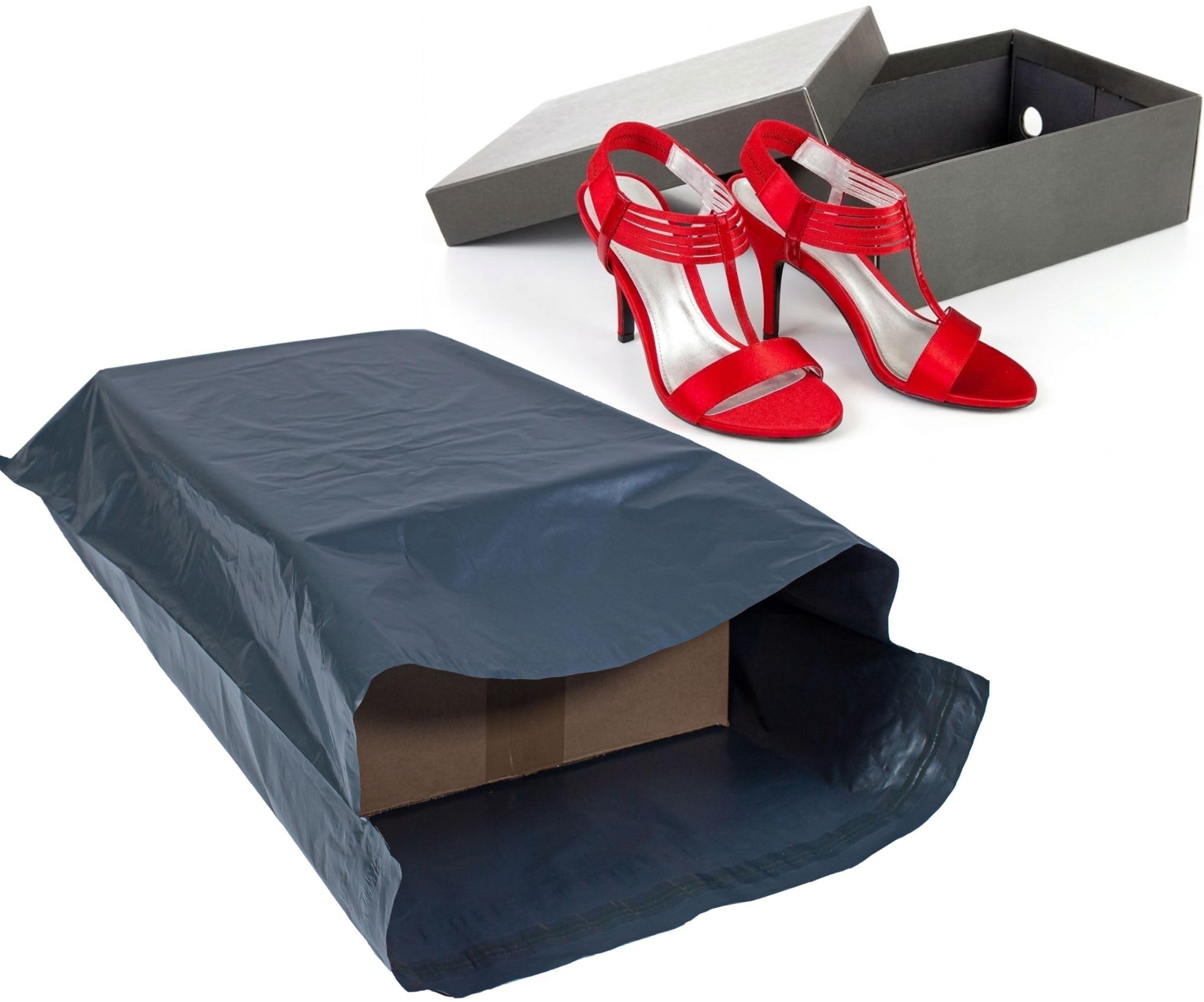 5 Large Shipping Bags 17x24 | Jumbo Poly Mailers for clothes | Strong Thick Mailing Bags with Self Adhesive | Self Sealing Shipping Envelopes